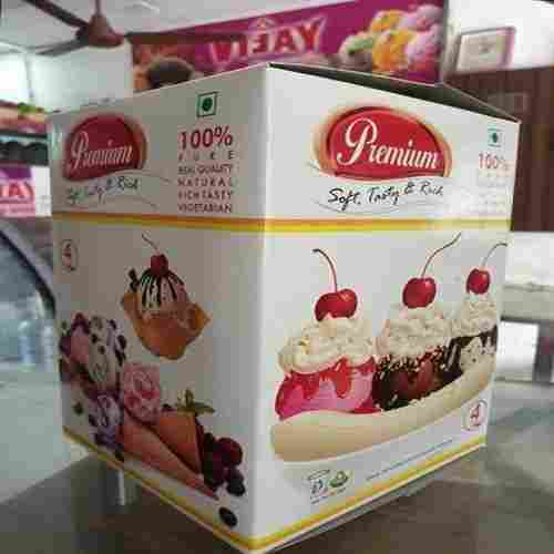 Creamy Smooth Rich Premium Strawberry Flavour Ice Cream Suitable For Daily Consumption