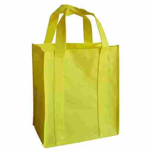 Eco Friendly And Big Size Yellow Non Woven Carry Bag For Daily Use 