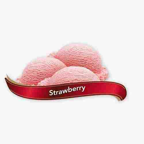 Strawberry Flavour Ice Cream Made With Flavoured Milk And Tasty