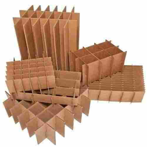 Corrugated Cardboard Die Cut Sections And Deviders For Packaging
