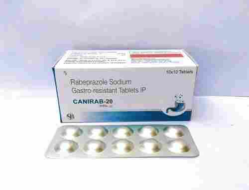 Pack Of 1 Rabeprazole Sodium Gestro-Resistant 20mg Canirab-20 Tablets