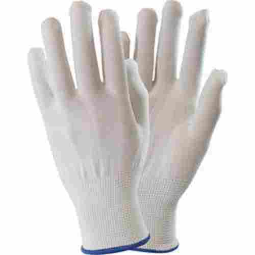 White Full Finger Safety Hand Gloves