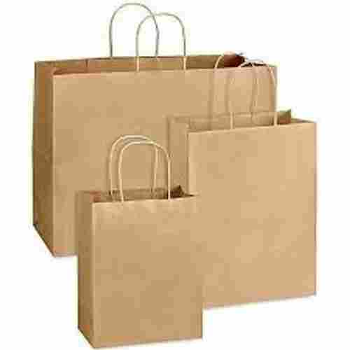 100% Compostable Recyclable And Reusable Brown Flat Paper Bag