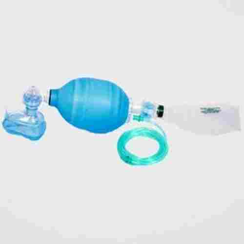 Easy To Use And Carry Comfortable Blue Sillicon Adult Resuscitator For Hospital