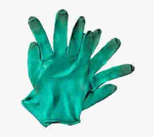 Green Full Finger Safety And Powder Free Surgical Disposable Hand Gloves