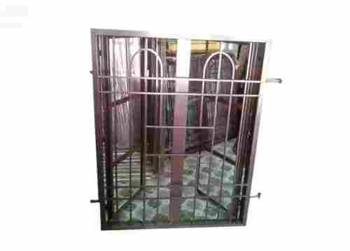 Galvanized Iron Window Grill With Primer Finish And Highly Durable, Brown Color