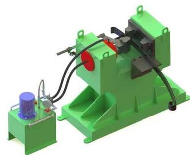 Green Heavy Duty And Hydraulic Spring Kamani Patta Bending Machine For Garage