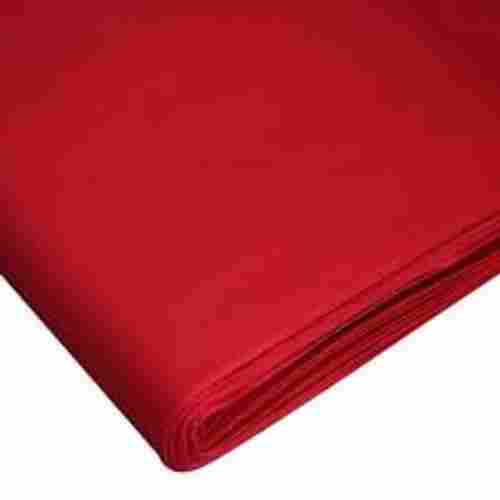 Plain Bright Fluffy Soft Red Color Dyed Cotton Fabric