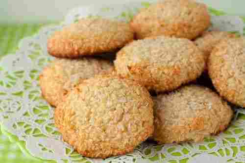 High Nutritious And Softness Crispiness Almond Flavour Cookie Afridi Xen