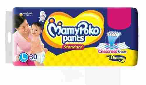 Mamypoko Pants Standard Baby Diapers, Crisscross Sheet, High Absorbent, Anti-Rash Disposable