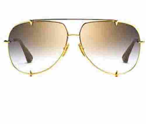 Light Weight And Classy Golden Designer Dita Talon Sunglasses With Rubber Grip
