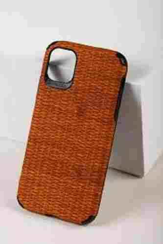 Lightweight And Comfortable Grip Brown Color Printed Mobile Back Cover