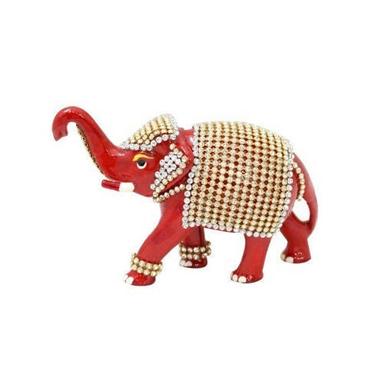 Red Color Latest Design And Beautiful Unique Style Antique Metal Elephant Handicrafts Design Type: Factory Made