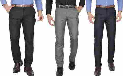 Comfortable 100% Cotton Blend Slim Fit Multi Color Formal Trouser For Men