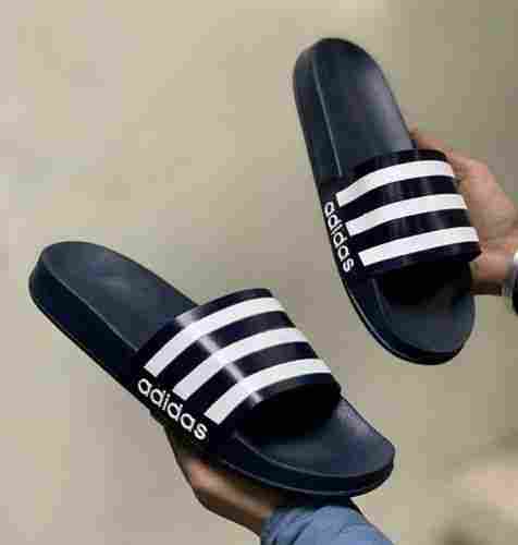 Black Heat Resistant Anti Slippery Comfortable Daily Wear Adidas Slippers For Boys