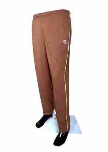 Men'S Casual Wear Pure Cotton Brown Track Pant 