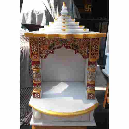 Exclusive White Indian Marble Temple for Home