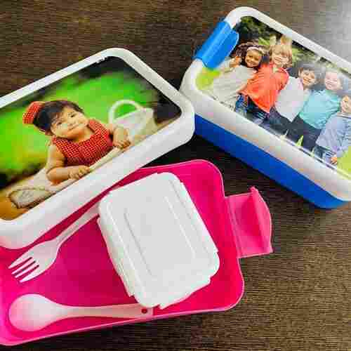Perfect Safe Modern Stylish Plastic Lunch Box, For School Students ,Kids