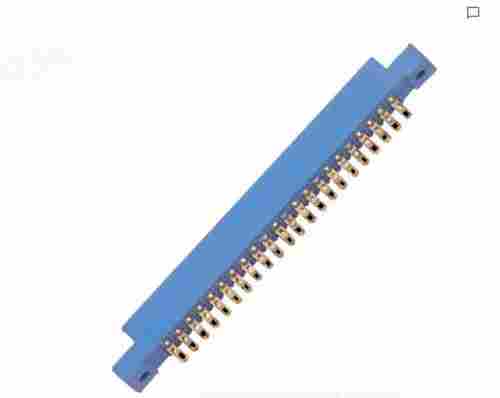 Prime Blue Pcb Card Edge Connector Contact 10 M Ohm Current Rating 12 Amp 22 Pin 