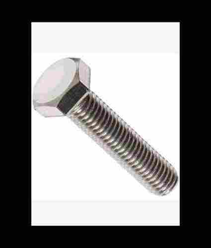 Steel Stainless Bolt For Industrial Usage, Rust Proof Body And Shiny Color