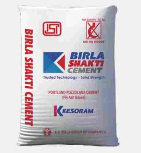 Weather Resistance And High Strength Improved Workability Birla Shakti Cement