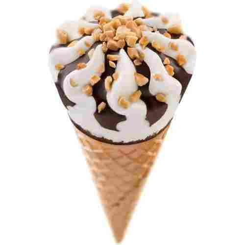 Creamy Butterscotch Crispy Wafer Biscuit Amul Cone Ice Cream 