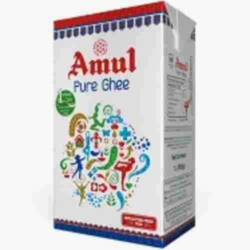Made From Fresh Cream And Natural Herbs 100% Organic Fresh 1 Liter Amul Pure Ghee Pack