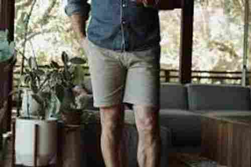 Men'S Lightweight And Quick Dry Grey Shorts 