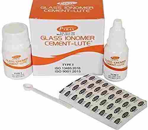 Glass Ionomer Cement Lute Compatible Material Glass, Ceramic