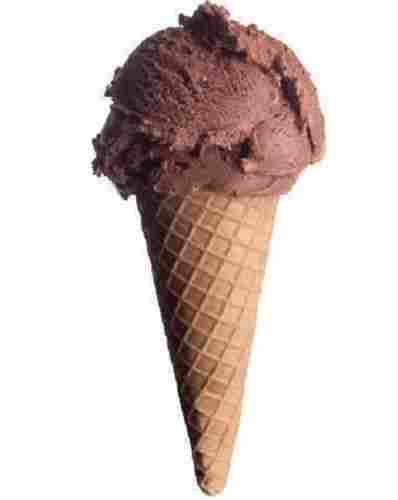 100% Fresh And Eggless Chocolate Ice Cream Cone
