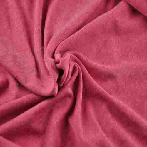 Comfortable Smooth Finishing Strong And Durable Plain Marron Rayon Blend Fabric 