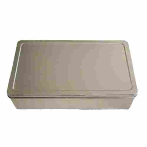 Gray Retchangular Aluminium Varnishing Gift Box