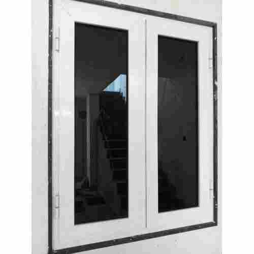 Light Weight And Durable Rectangular Aluminium Sliver Style Glass Window