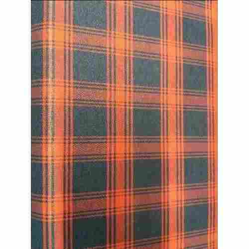 Smooth Finishing And Comfortable Strong Red And Black Check Cotton Shirting Fabric 