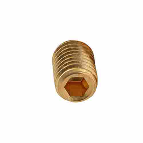 High Strength And Long Durable Fine Finish Round Golden Hex Socket Screw