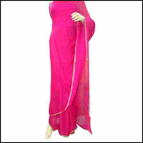 Ladies Pink Color Exquisite Design Zari Sarees