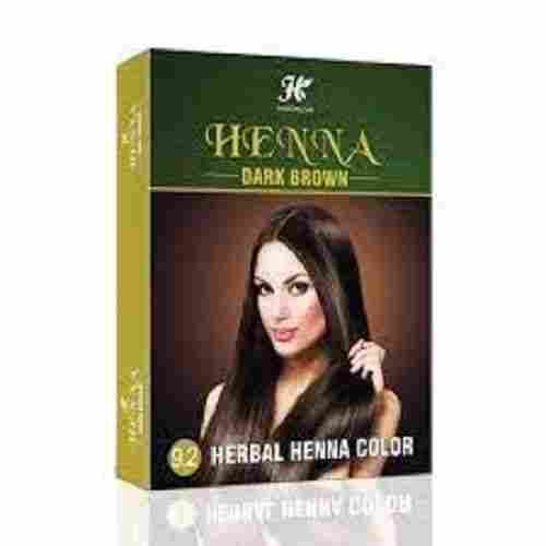 Perfect Natural Safe Chemical Free Herbal Brown Henna Hair Color For Ladies 