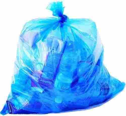 Recyclable Blue Color Polythene Trash Bag For Garbage