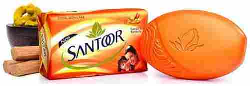 Santoor Sandal & Turmeric Soap, Face & Bath Soap