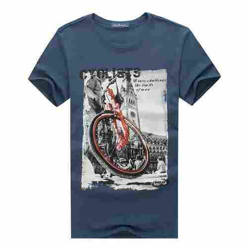 Half Sleeve Regular And Casual Wear Breathable Skin Friendly Cotton T-Shirt For Men