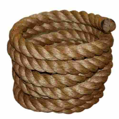 Smooth Finishing Dust Free Brown Twisted 25 Mm Length 100 Meters Manila Rope