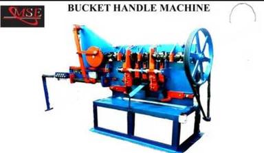 Blue Automatic Industrial High Speed Bucket Handle Making Machine, For Bulk Production