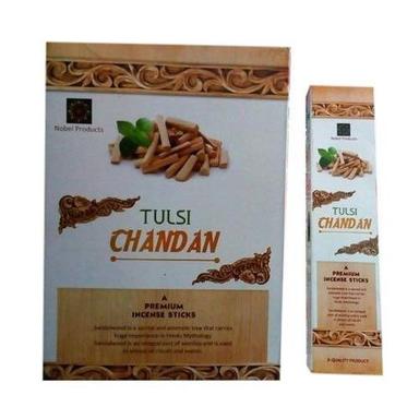 Non-Stick Charcoal Free Tulsi Chandan Premium Incense Sticks Made From All Natural Ingredients