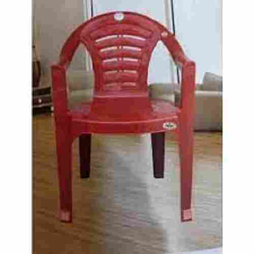 Comfortable Strong And Solid Long Lasting Light Weight Maroon Plastic Chair