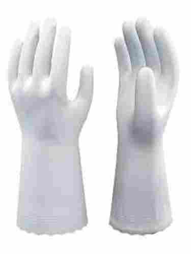 Lightweight Full Finger And Plain Rubber Safety Gloves For Medical Use