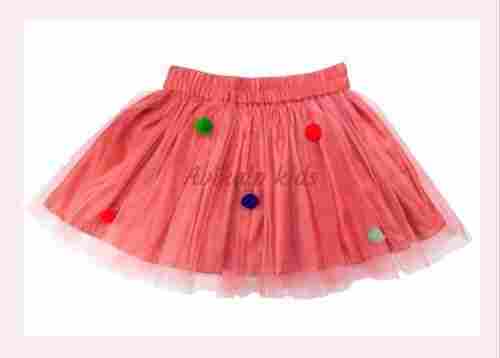 Fashionable And Comfortable Kids Pom Pom Skirt 