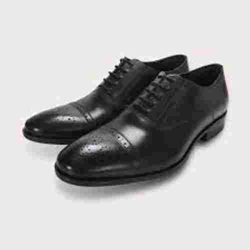 High Design Formal And Comfortable Lace Up Black Leather Shoes For Men 