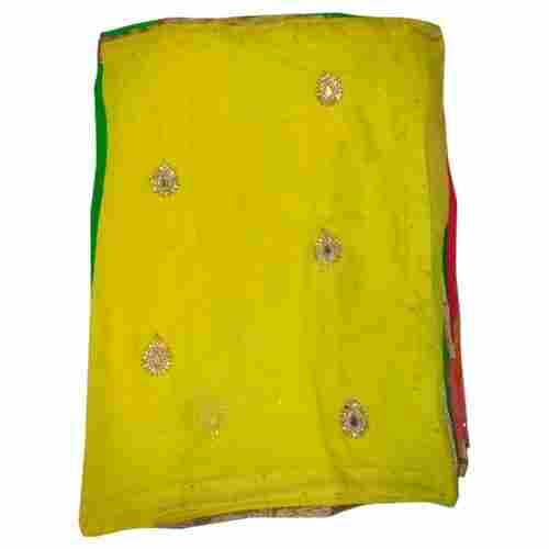 Traditional Elegant Beautiful And Breathable Yellow Festive Wear Fancy Saree Ladies Saree