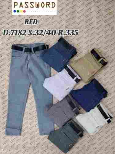 Kids Casual Wear Full Length Stylish And Stretchable Plain Denim Jeans