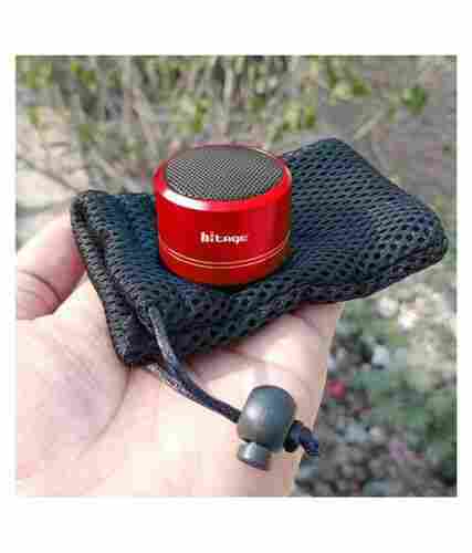 Loud Bass And Light Weight Portable Wireless Red Mini Bluetooth Speaker